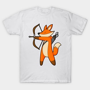 Fox as Archer with Arrow & Bow T-Shirt